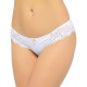 Трусики-стринг из мягкой эластичной ткани и кружева