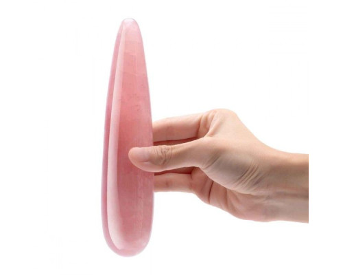 Массажер Le Wand Crystal Wand из розового кварца
