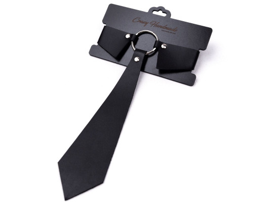 Черный чокер  Галстук