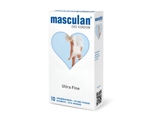 Особо тонкие презервативы Masculan Ultra Fine - 10 шт.