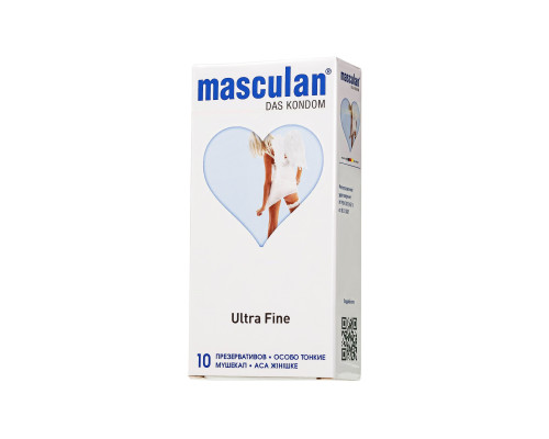 Особо тонкие презервативы Masculan Ultra Fine - 10 шт.