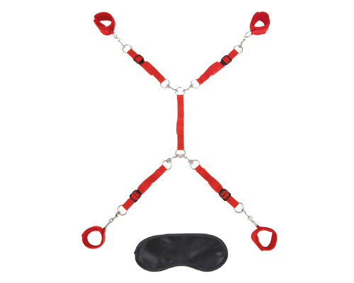 Красная фиксация на матрас Classic Bedspreader