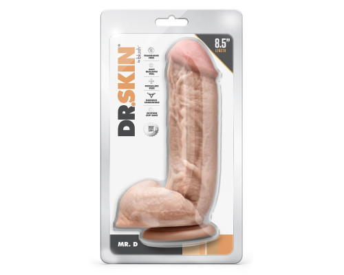 Телесный фаллоимитатор Mr. D - 22 см.