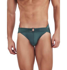 Зеленые мужские трусы-брифы с поясом Flashing Brief