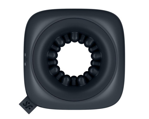 Черный мужской вибромассажер Ring Stroker