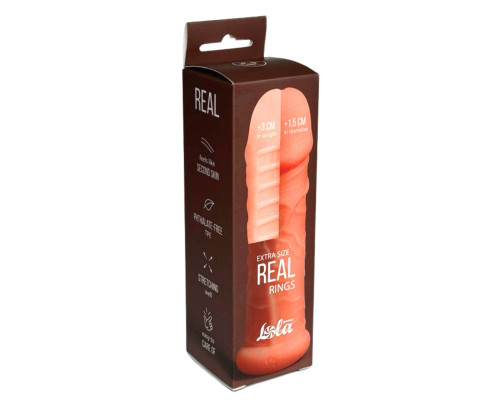 Тлеесный фаллоудлинитель Extra Size Rings - 15,5 см.