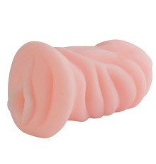 Телесный мастурбатор-вагина с углублениями под пальцы