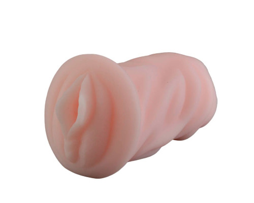 Телесный мастурбатор-вагина с углублениями под пальцы