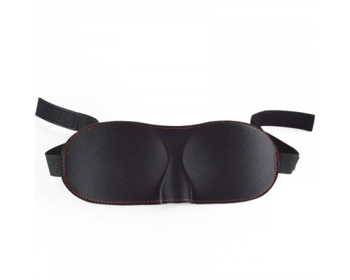 Черная маска на липучке «Комфорт»