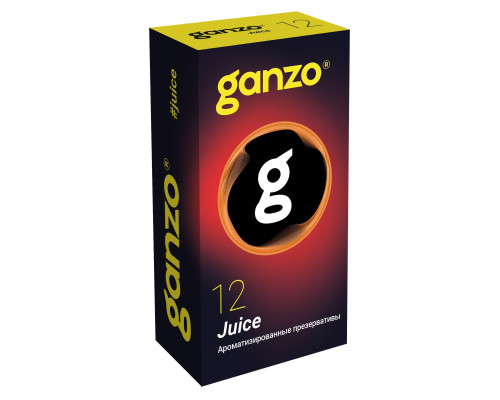 Ароматизированные презервативы Ganzo Juice - 12 шт.