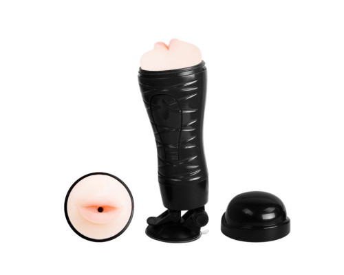 Мастурбатор-ротик Flora с присоской