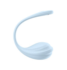 Голубое виброяйцо Smooth Petal