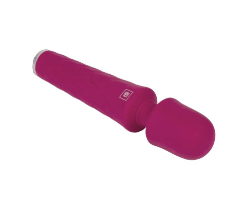 Бордовый вибромассажер Luna - 21,4 см.