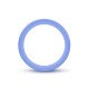 Голубое люминесцентное кольцо Silicone Glo Cock Ring