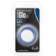 Голубое люминесцентное кольцо Silicone Glo Cock Ring