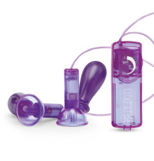 Вакуумные помпы для груди с вибрацией Remote Control Vibrating Nipple Suckers