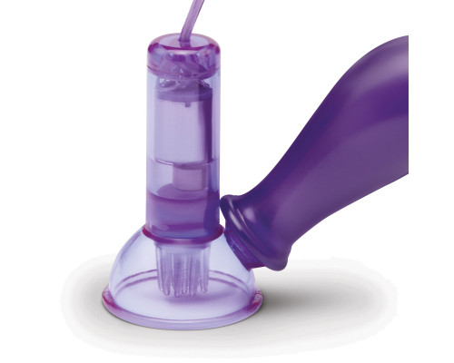 Вакуумные помпы для груди с вибрацией Remote Control Vibrating Nipple Suckers