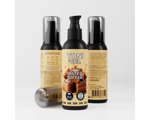 Лубрикант для орального секса SGAN со вкусом солёной карамели - 100 мл.