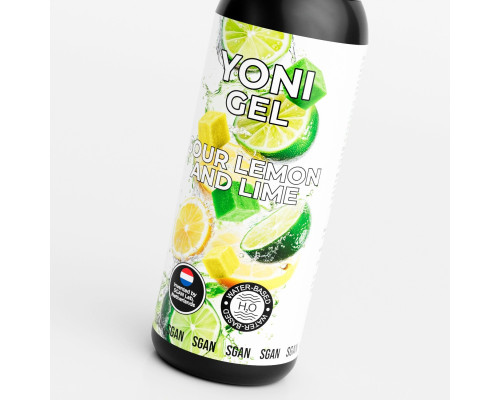 Лубрикант для орального секса SGAN со вкусом лимона и лайма - 100 мл.