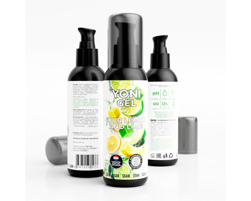 Лубрикант для орального секса SGAN со вкусом лимона и лайма - 100 мл.