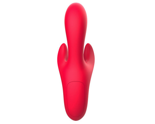 Красный вибратор-кролик с 4 моторами Shakira