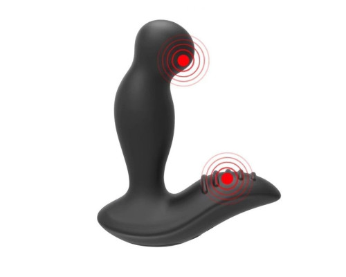 Черный вибромассажер простаты 3,5’’ P-spot Massager - 12,5 см.