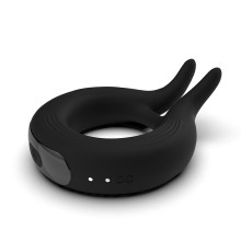 Черное эрекционное кольцо Marry Me Rechargeable Vibrating Cockring