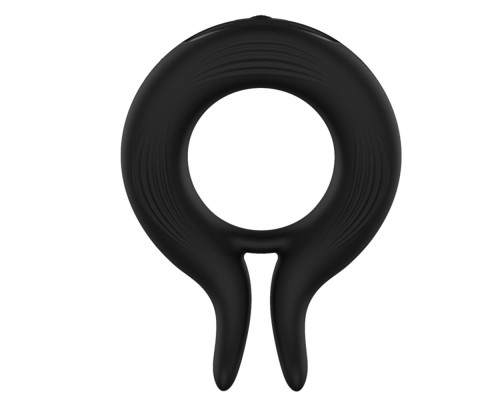 Черное эрекционное кольцо Marry Me Rechargeable Vibrating Cockring