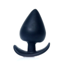 Черная анальная втулка Bubble - 9,5 см.