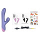 Сиреневый вибратор Romp Pulse с бесконтактной клиторальной стимуляцией - 22 см.
