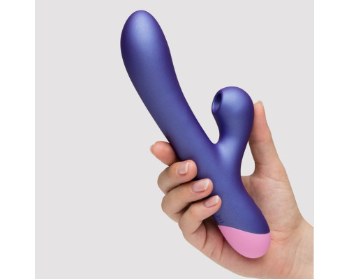 Сиреневый вибратор Romp Pulse с бесконтактной клиторальной стимуляцией - 22 см.