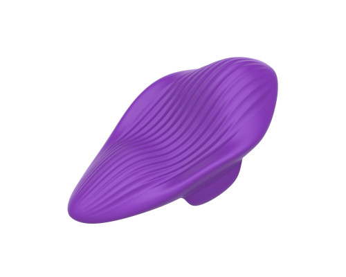 Фиолетовый вибратор в трусики с магнитной фиксацией