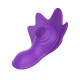 Фиолетовый вибратор в трусики с магнитным держателем