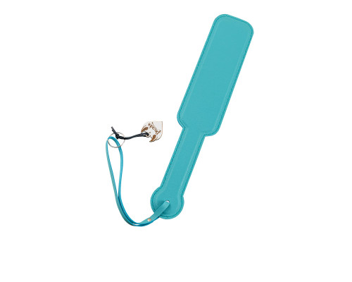 Голубой кожаный пэддл - 37 см.