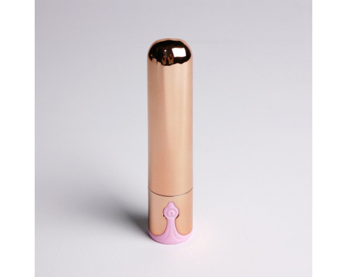 Золотистая перезаряжаемая вибропуля - 9,5 см.