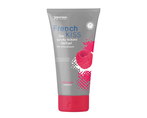Съедобная смазка на водной основе JoyDivision Frenchkiss со вкусом малины -  75 мл.