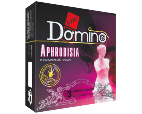 Ароматизированные презервативы Domino Aphrodisia - 3 шт.