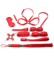 Красный набор БДСМ-девайсов Bandage Kits