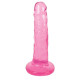Розовый фаллоимитатор Slim Stick Dildo - 15,2 см.