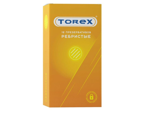Текстурированные презервативы Torex  Ребристые  - 12 шт.