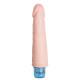 Телесный вибромассажёр Vibro Realistic Cock Dildo - 17,5 см.