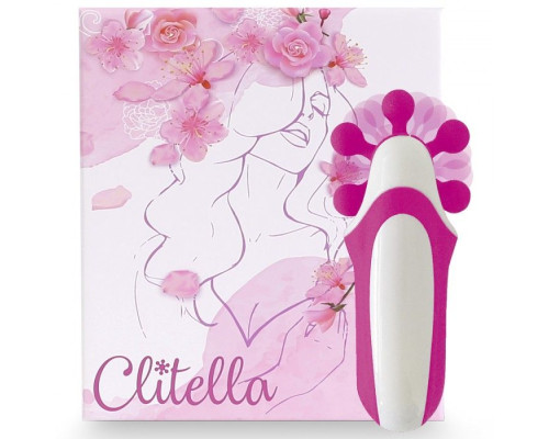 Розовый оросимулятор Clitella со сменными насадками для вращения