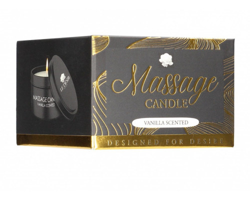 Массажная свеча с ароматом ванили Massage Candle Vanilla Scented - 100 гр.