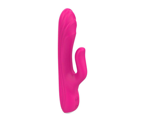 Ярко-розовый вибратор-кролик Flexible G-spot Vibe - 21 см.