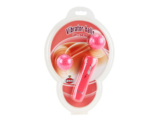Вибрирующие вагинальные шарики розового цвета
