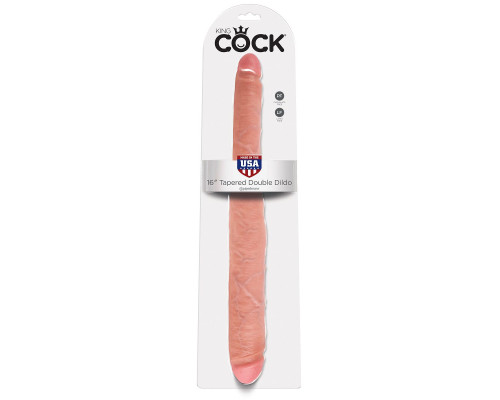 Двусторонний дилдо 16  Tapered Double Dildo - 40,6 см.