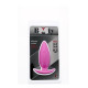 Розовая анальная пробка BOOTYFUL ANAL PLUG SMALL PINK - 9,5 см.