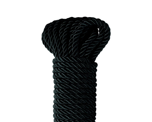 Черная веревка для фиксации Deluxe Silky Rope - 9,75 м.