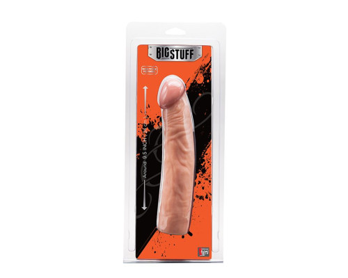 Телесный фаллоимитатор BIGSTUFF DONG 9.5INCH - 24 см.