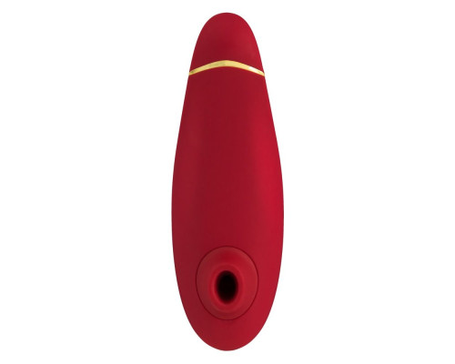 Красный бесконтактный клиторальный стимулятор Womanizer Premium